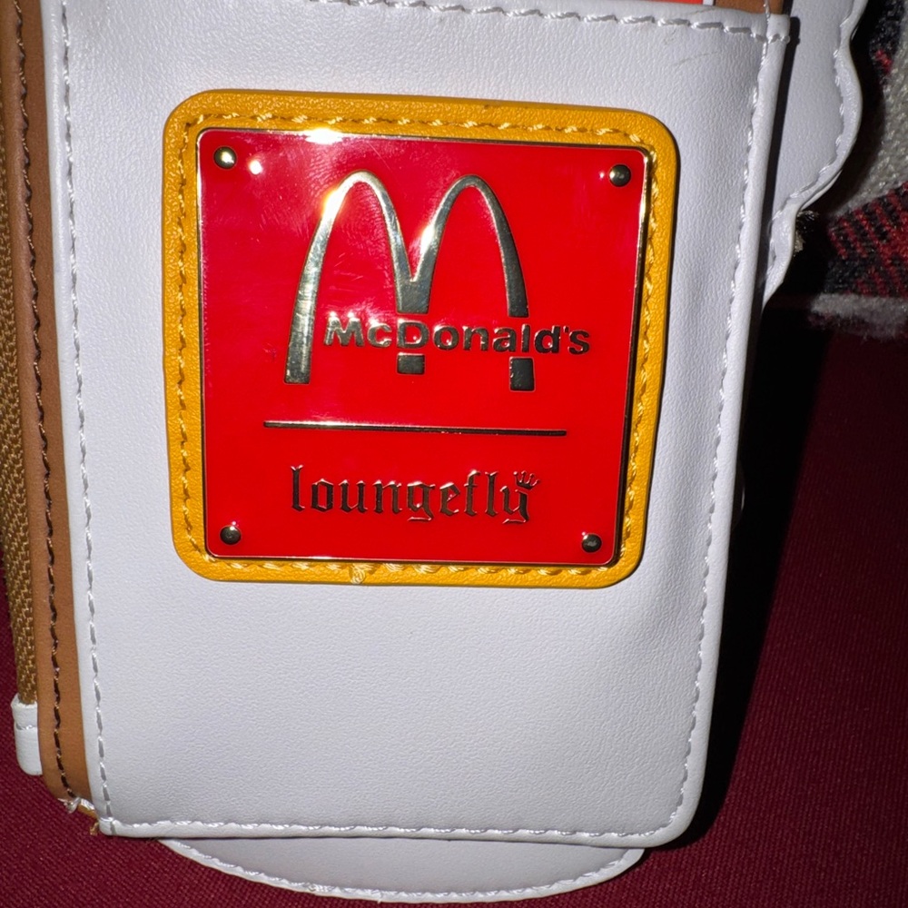 Loungefly McDonald's Ice Cream Cone Wallet - Brown, White, Tan - Picture 3 of 8